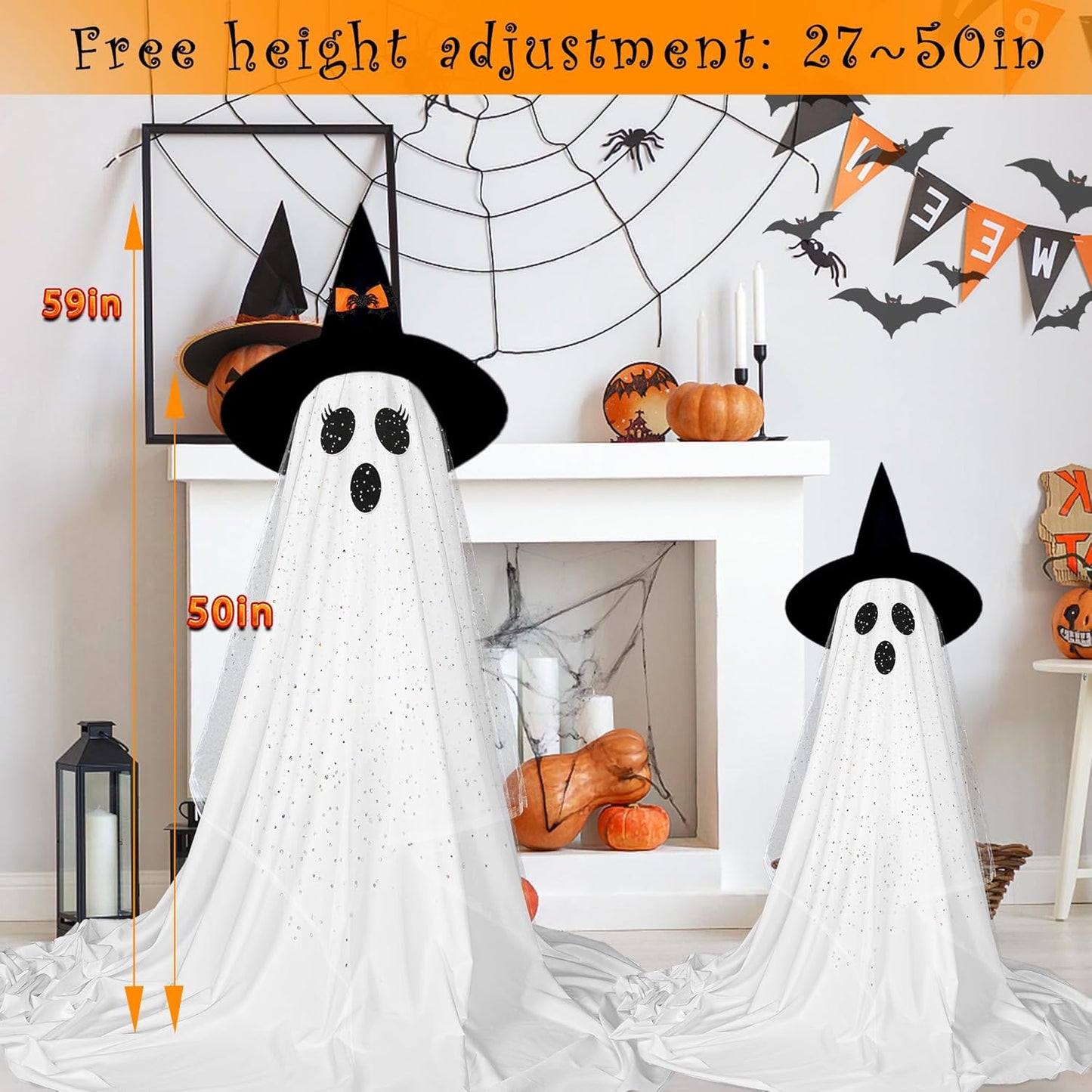 2Packs Halloween Decorations Outdoor